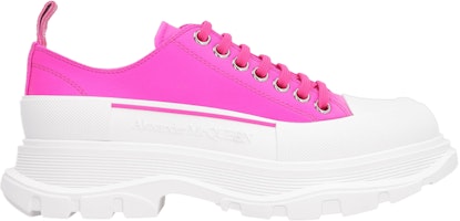 (Women) Alexander McQueen Tread Slick Lace Up 'Fuchsia' 702042-WHZ62-5658 (Women) Alexander McQueen Tread Slick Lace Up 'Fuchsia' 702042-WHZ62-5658