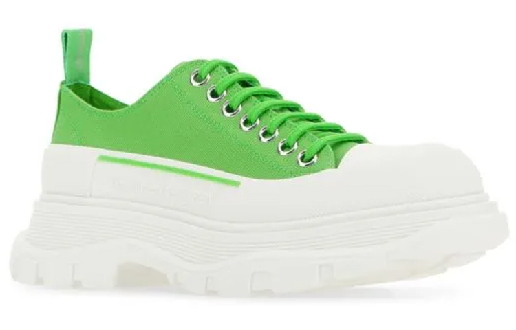 Order 亞歷山大·麥昆 Tread Slick 時尚系帶 厚底鞋 女款 綠色