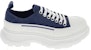 (W) Alexander McQueen Tread Slick Lace Up 'Indigo' Kasut Lelaki 611705-W4PD1-4177