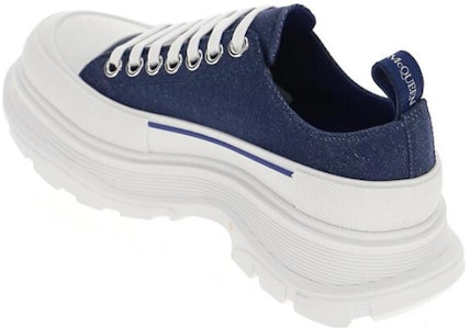 (W) Alexander McQueen Tread Slick Lace Up 'Indigo' Sepatu 611705-W4PD1-4177 Lookbook (W) Alexander McQueen Tread Slick Lace Up 'Indigo' Sepatu 611705-W4PD1-4177