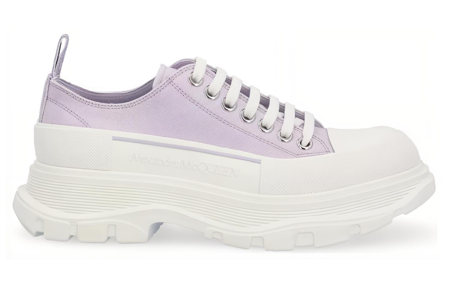 Order (W) アレキサンダー・マックイーン トレッド スリック レースアップ ライラック 697072-W4T31-5401