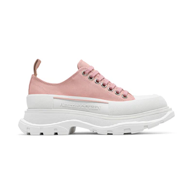 (W) Alexander McQueen Tread Slick Lace Up 'Magnolia'