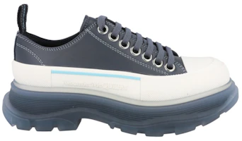 (Women) Alexander McQueen Tread Slick Lace Up 'Navy White' 702042WHZ6D1137 (Women) Alexander McQueen Tread Slick Lace Up 'Navy White' 702042WHZ6D1137