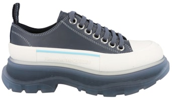 (Women) Alexander McQueen Tread Slick Lace Up 'Navy White' 702042WHZ6D1137 (Women) Alexander McQueen Tread Slick Lace Up 'Navy White' 702042WHZ6D1137