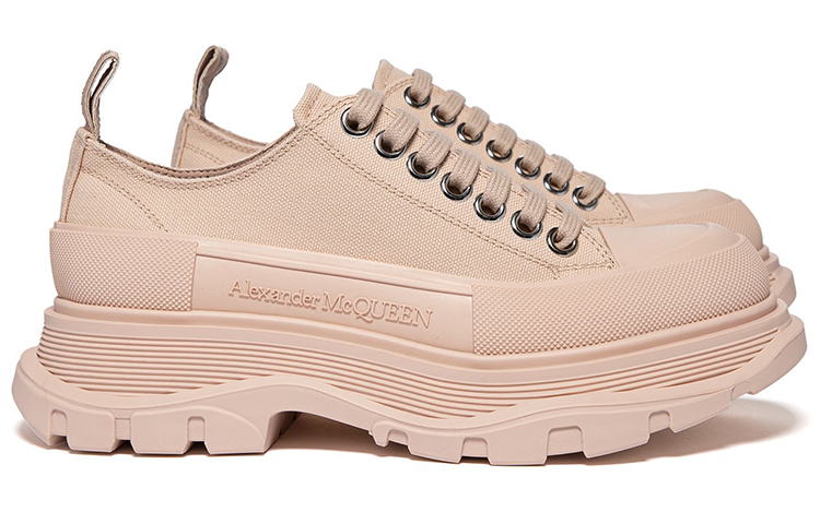 Shop (W) Alexander McQueen Tread Slick Lace Up 'Telanjang' 611705-W4MV2-6827