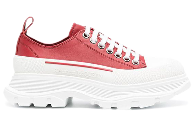 (W) Alexander McQueen Tread Slick Lace Up 'Red' 圖 2