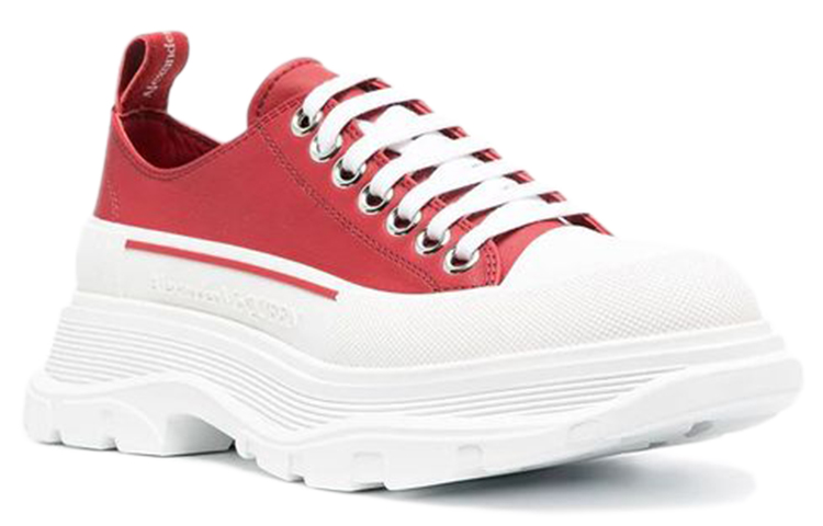 (W) Alexander McQueen Tread Slick Lace Up 'Red' 圖 3