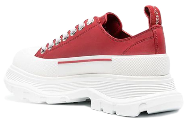 (W) Alexander McQueen Tread Slick Lace Up 'Red' 圖 4