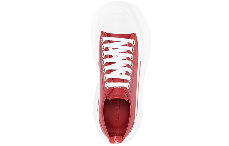 (W) Alexander McQueen Tread Slick Lace Up 'Red' 圖 5