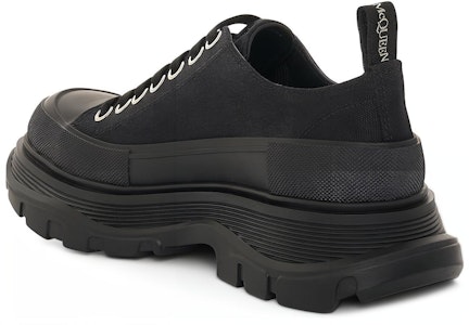 (W) Alexander McQueen Tread Slick Cordones 'Triple Black' 611705-W4L32-1000 Shop (W) Alexander McQueen Tread Slick Cordones 'Triple Black' 611705-W4L32-1000