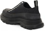 Shop (W) Alexander McQueen Tread Slick Lace Up 'Hitam Pekat' 611705-W4L32-1000