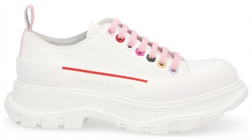 (W) 알렉산더 맥퀸 트레드 슬릭 레이스업 '화이트' 611705W4MVV9650 Order (W) 알렉산더 맥퀸 트레드 슬릭 레이스업 '화이트' 611705W4MVV9650