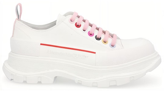 (W) 알렉산더 맥퀸 트레드 슬릭 레이스업 '화이트' 611705W4MVV9650 Order (W) 알렉산더 맥퀸 트레드 슬릭 레이스업 '화이트' 611705W4MVV9650