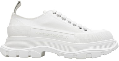 (Women) Alexander McQueen Tread Slick Lace Up 'White' 611705W4MV29000-/-697072W4MV29000 Order (Women) Alexander McQueen Tread Slick Lace Up 'White' 611705W4MV29000-/-697072W4MV29000