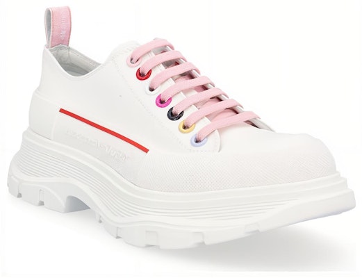 (W) Alexander McQueen Tread Slick Lace Up 'Putih' 611705W4MVV9650 Lookbook (W) Alexander McQueen Tread Slick Lace Up 'Putih' 611705W4MVV9650