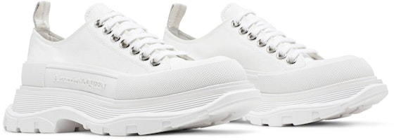 (W) Alexander McQueen Tread Slick Lace Up 'Putih' Sepatu Pria 611705-W4L32-9000 Cheap (W) Alexander McQueen Tread Slick Lace Up 'Putih' Sepatu Pria 611705-W4L32-9000