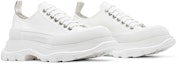 Cheap (W) Alexander McQueen Tread Slick Lace Up 'Putih' 611705-W4L32-9000
