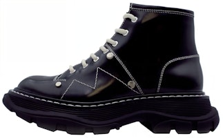 (Women) Alexander McQueen Tread Slick Lace Up Boot 'Black' 595469-WHZ81-1090 (Women) Alexander McQueen Tread Slick Lace Up Boot 'Black' 595469-WHZ81-1090