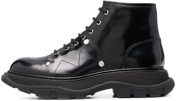 (Women) Alexander McQueen Tread Slick Lace Up Boot 'Black' 595469WHZ811081 (Women) Alexander McQueen Tread Slick Lace Up Boot 'Black' 595469WHZ811081