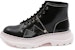 (W) Alexander McQueen Tread Slick Lace Up Boot 'Hitam Merah Jambu' 595469WHZ811488