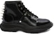 (W) Alexander McQueen Tread Slick Lace Up Boot 'Black Spikes' Hitam Spikes 685692-WHZ85-1081