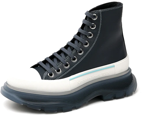 (W) 알렉산더 맥퀸 트레드 슬릭 부츠 (네이비/화이트) 702041WHZ6D1137 Order (W) 알렉산더 맥퀸 트레드 슬릭 부츠 (네이비/화이트) 702041WHZ6D1137