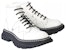 (W) Alexander McQueen Tread Slick Lace Up Boot 'Ivory Black' - But Hitam Gading 595469-WHZ81-9089