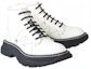 Lookbook (W) Alexander McQueen Tread Slick Lace Up Boot 'Ivory Black' - But Hitam Gading 595469-WHZ81-9089