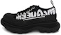 (W) Alexander McQueen Tread Slick Low 'Logo Grafiti McQueen - Hitam' 676711-W4RQ2-1006