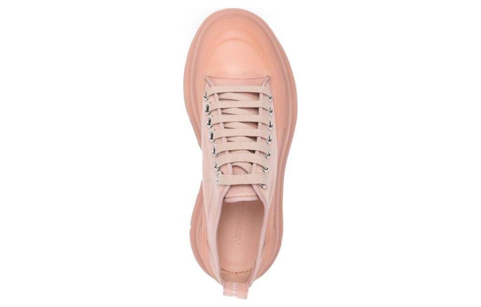 (W) Alexander McQueen Tread Slick Lace Up Polyamide Sneakers 'Pink' 圖 3