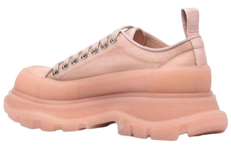 (W) Alexander McQueen Tread Slick Lace Up Polyamide Sneakers 'Pink' 圖 4