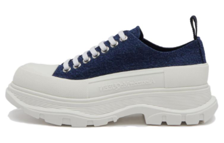 (Women) Alexander McQueen Tread Slick Low 'Blue' 697072W4XS14789