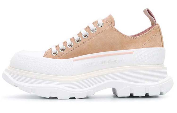 (Women) Alexander McQueen Tread Slick Low 'Light Brown' 633902WHXL46958