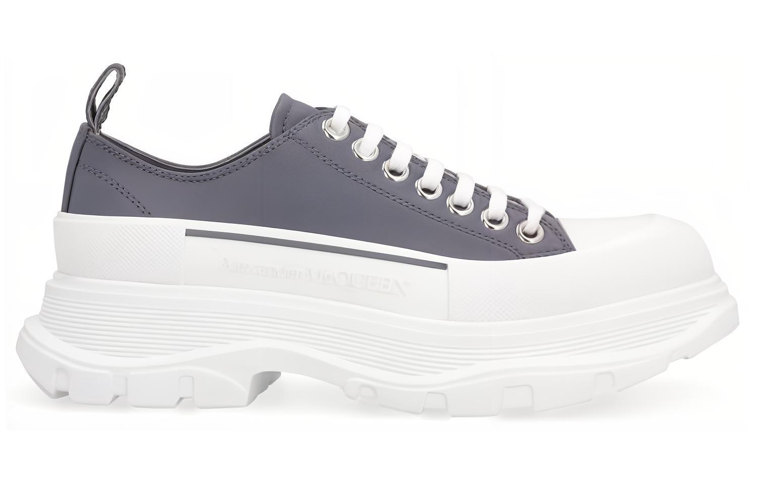 Order (W) Alexander McQueen Tread Slick Low ''Zilver Grijs'' 633902WHZ621176