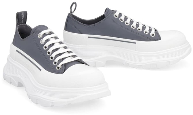 (W) Alexander McQueen Tread Slick Low 'Abu-abu Silver' 633902WHZ621176 Lookbook (W) Alexander McQueen Tread Slick Low 'Abu-abu Silver' 633902WHZ621176