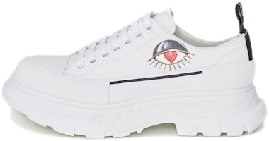 (Women) Alexander McQueen Tread Slick Low 'White' 660390W4L3R9342 (Women) Alexander McQueen Tread Slick Low 'White' 660390W4L3R9342