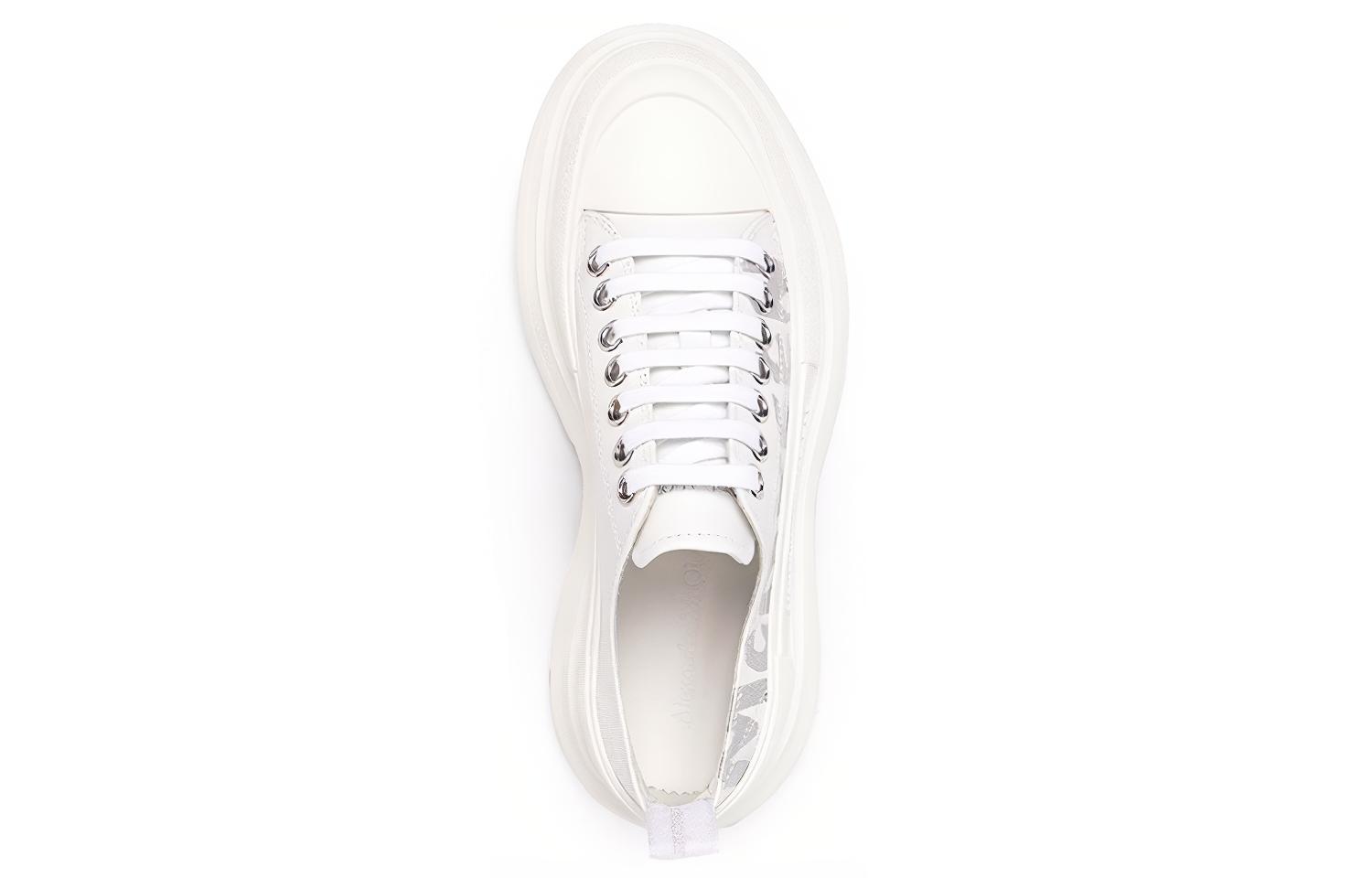 Shop (W) Alexander McQueen Tread Slick Low 'Blanco' 679530WIABD9071