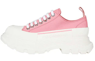 (Women) Alexander McQueen Tread Slick Low Lace Up 'Pink White' 611705W4MV25490 (Women) Alexander McQueen Tread Slick Low Lace Up 'Pink White' 611705W4MV25490
