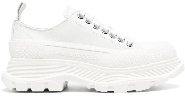 (W) Alexander McQueen Tread Slick Low Zapatillas Blancas de Cuero 702042WHZ627906 Order (W) Alexander McQueen Tread Slick Low Zapatillas Blancas de Cuero 702042WHZ627906