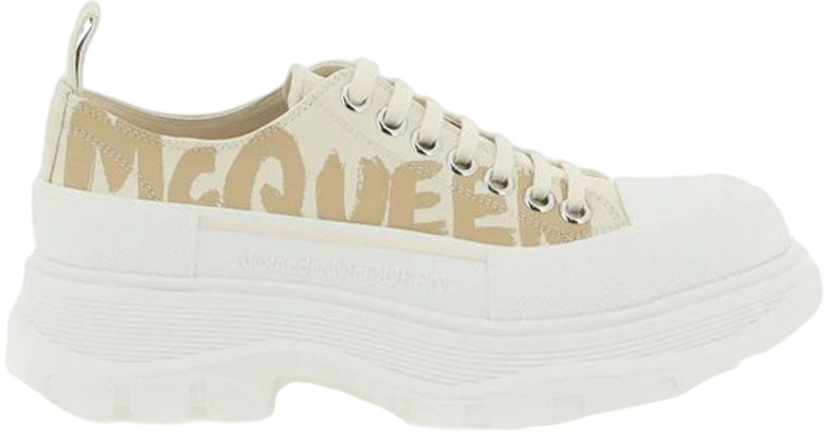 (W) Alexander McQueen Tread Slick Low Zapatos Graffiti 'Amarillo Blanco' 708753W4RQ22257 Order (W) Alexander McQueen Tread Slick Low Zapatos Graffiti 'Amarillo Blanco' 708753W4RQ22257