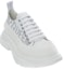 Lookbook (W) Alexander McQueen Tread Slick Low Lace Up Canvas Graffiti 'Putih Kelabu' 676711W4RQ29071
