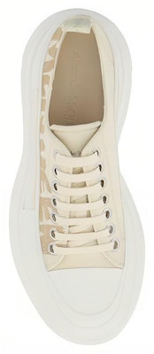 (W) Alexander McQueen Tread Slick Low Zapatos Graffiti 'Amarillo Blanco' 708753W4RQ22257 Lookbook (W) Alexander McQueen Tread Slick Low Zapatos Graffiti 'Amarillo Blanco' 708753W4RQ22257