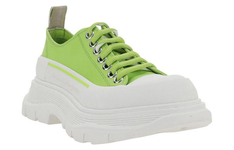 Lookbook (W) 亚历山大·麦昆 Tread Slick 低帮系带 '酸橙绿白' 611705W4MV23514