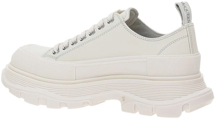 (W) Alexander McQueen Tread Slick Low Zapatillas Blancas de Cuero 702042WHZ627906 Shop (W) Alexander McQueen Tread Slick Low Zapatillas Blancas de Cuero 702042WHZ627906