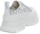 (W) Alexander McQueen Tread Slick Low Lace Up Canvas Graffiti 'Putih Kelabu' 676711W4RQ29071