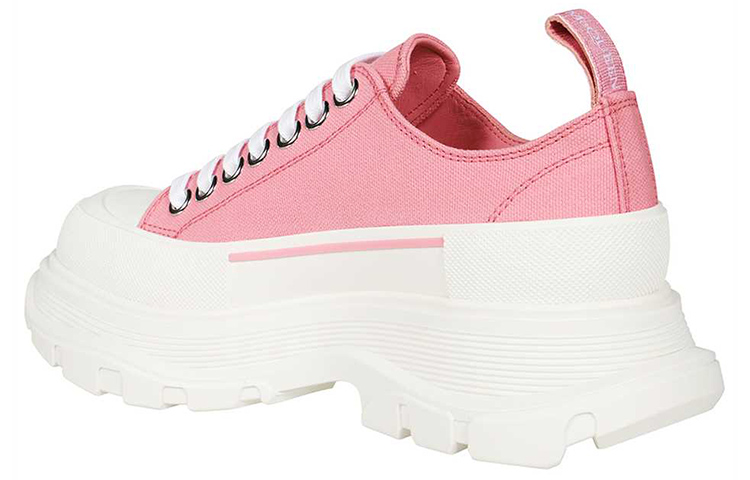 Shop (W) Alexander McQueen Tread Slick Low Lace Up ''Rosa Bianco'' 611705W4MV25490