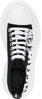 Purchase (Women) Alexander McQueen Tread Slick Low Lace Up Graffiti Shoes 'White Black' 708753W4RQ21041