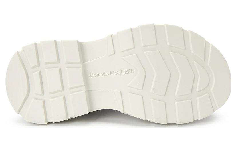 Purchase (W) Alexander McQueen Tread Slick Low Cordones 'Graffiti Logo - Azul Negro' 708093-W4TG5-4593