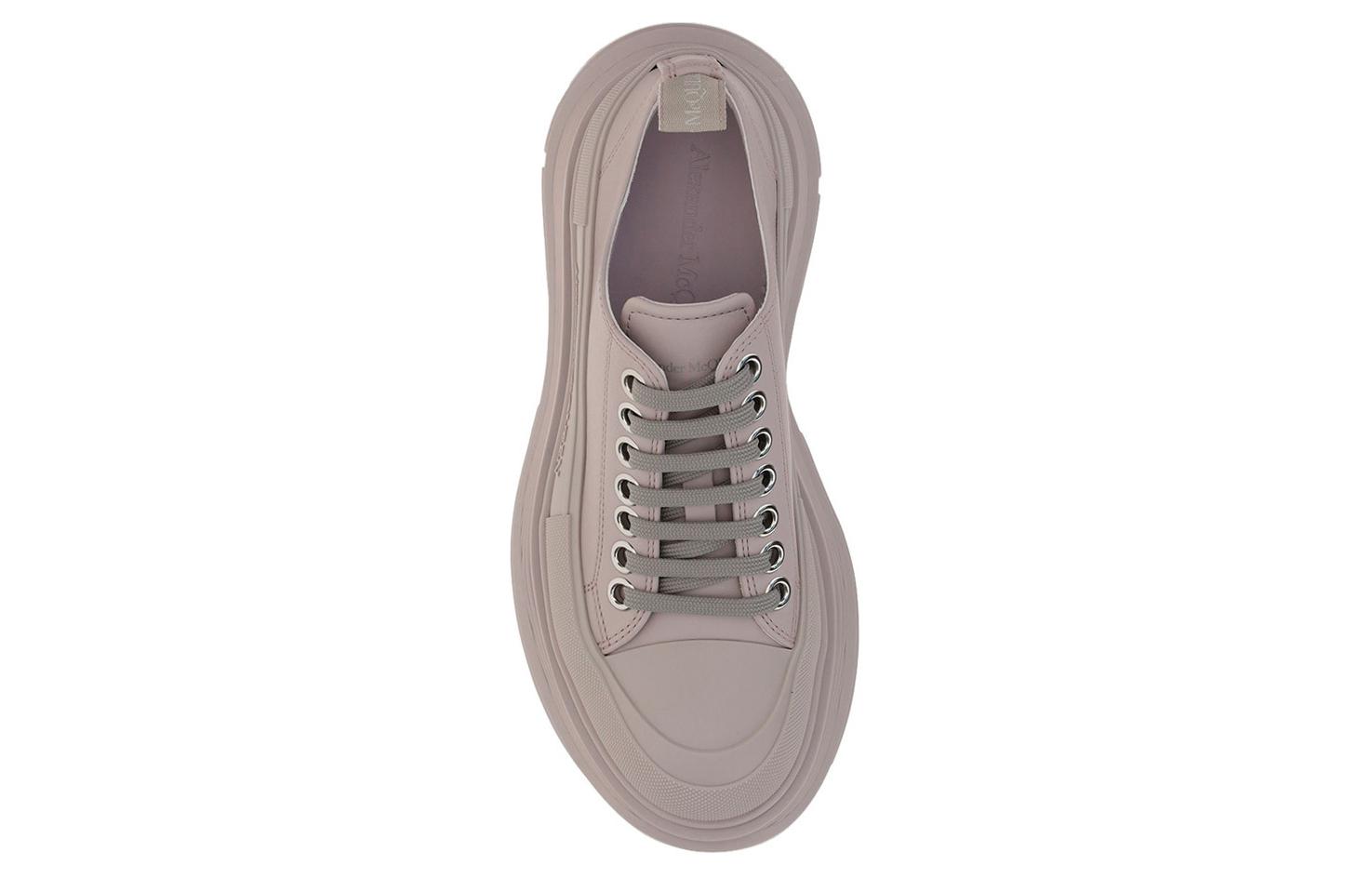 (W) Alexander McQueen Tread Slick Low Lace Up Grey 圖 5
