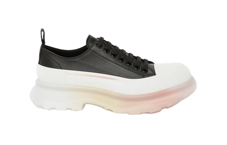 Order (W) Alexander McQueen Tread Slick Low Top ''Nero Bianco'' 702042WHZ6E1599